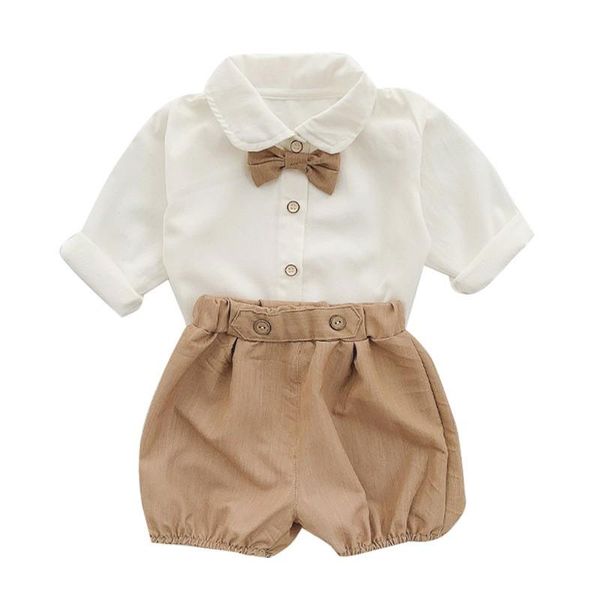 clothing sets kids clothes set for summer gentleman boys shirt with tie+shorts 2pcs/set toddler infant baby 0-4y, White
clothing sets kids clothes set for summer gentleman boys shirt with tie+shorts 2pcs/set toddler infant baby 0-4y, White