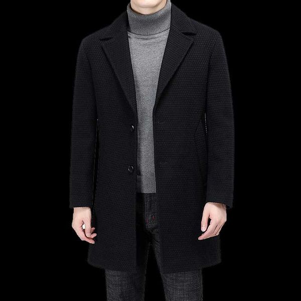 men's trench coats quality casual men's autumn winter 35%wool 65%cotton blend woolen black mid-long jacket windbreaker outerwear ov, Tan;black
men's trench coats quality casual men's autumn winter 35%wool 65%cotton blend woolen black mid-long jacket windbreaker outerwear ov, Tan;black