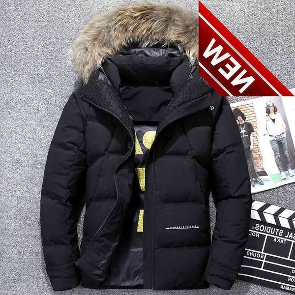 new fashion brand male casual winter outerwer down parkas fur hooded duck jackets men thicken warm coats, Black
new fashion brand male casual winter outerwer down parkas fur hooded duck jackets men thicken warm coats, Black