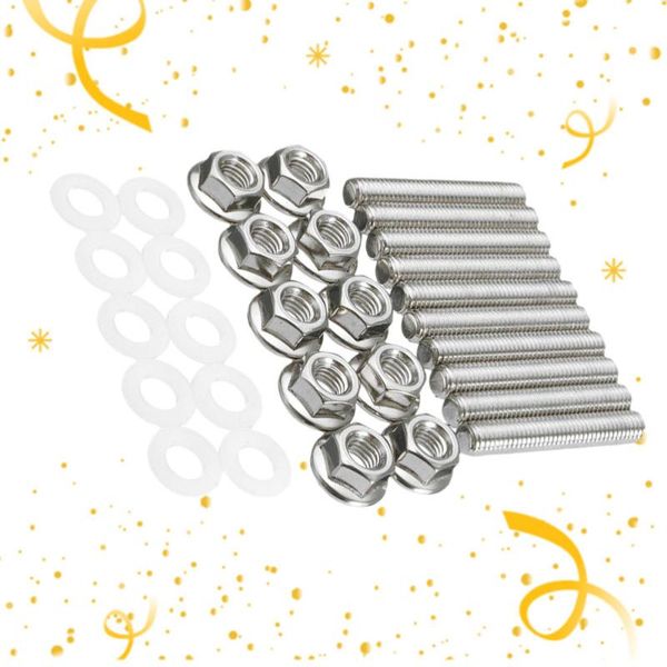 manifold & parts 30pcs exhaust stud durable stainless steel prime silver professional studs nuts bolts for vehicle car
manifold & parts 30pcs exhaust stud durable stainless steel prime silver professional studs nuts bolts for vehicle car