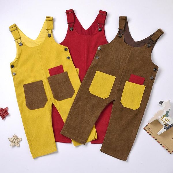 kids baby suspender pants boy girl patchwork overalls straps bib pocket trousers children's clothing jumpsuits, Blue
kids baby suspender pants boy girl patchwork overalls straps bib pocket trousers children's clothing jumpsuits, Blue