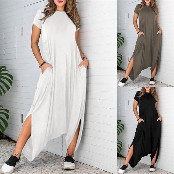 2021 summer women short sleeve irregular jumpsuits celmia o neck loose long palazzo rompers casual baggy solid playsuits pockets, Black;white
2021 summer women short sleeve irregular jumpsuits celmia o neck loose long palazzo rompers casual baggy solid playsuits pockets, Black;white
