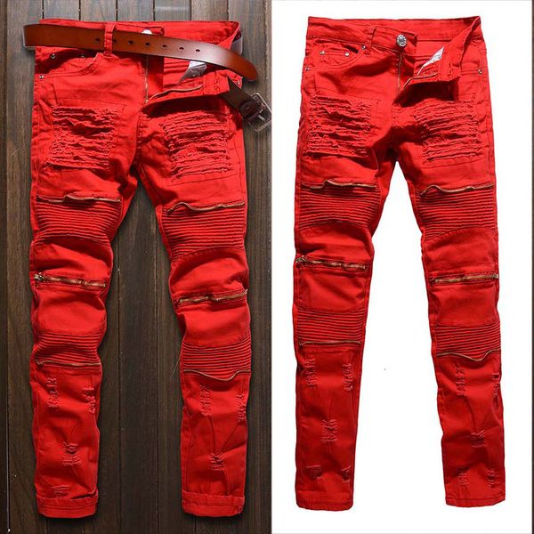 men's jeans men skinny distressed jeans slim denim casual knee hole hiphop pants biker washed middle waist, Blue
men's jeans men skinny distressed jeans slim denim casual knee hole hiphop pants biker washed middle waist, Blue