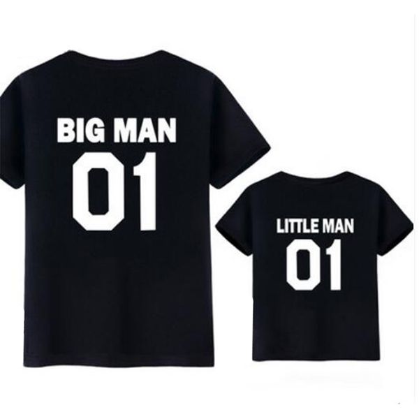 look big little man t shirt outfits short sleeve father and son family matching clothes 210417, Blue
look big little man t shirt outfits short sleeve father and son family matching clothes 210417, Blue