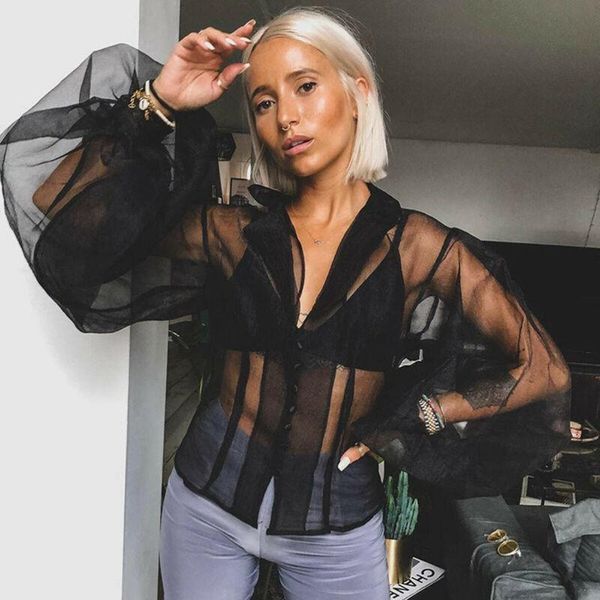 fashion black white women see-through sheer mesh causal blouse puff long sleeve shirt lantern women's blouses & shirts
fashion black white women see-through sheer mesh causal blouse puff long sleeve shirt lantern women's blouses & shirts