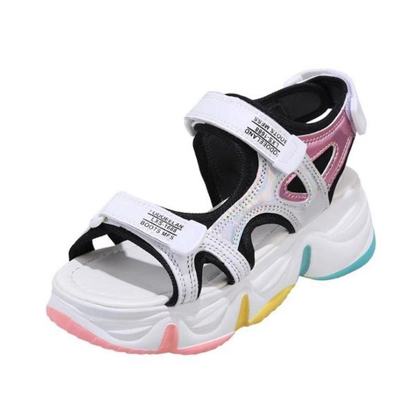 dress shoes women's sports sandals with thick soles rainbow bottom fairy beach in 2021 summer, Black
dress shoes women's sports sandals with thick soles rainbow bottom fairy beach in 2021 summer, Black