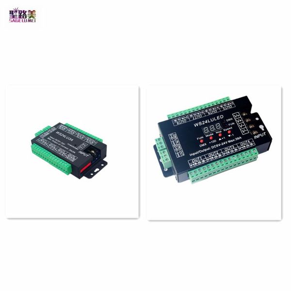 controllers ws24lu3a ws24luled dc5-24v 12v 24ch dmx controller 24 channel 512 decoder for rgb led strip module lights
controllers ws24lu3a ws24luled dc5-24v 12v 24ch dmx controller 24 channel 512 decoder for rgb led strip module lights