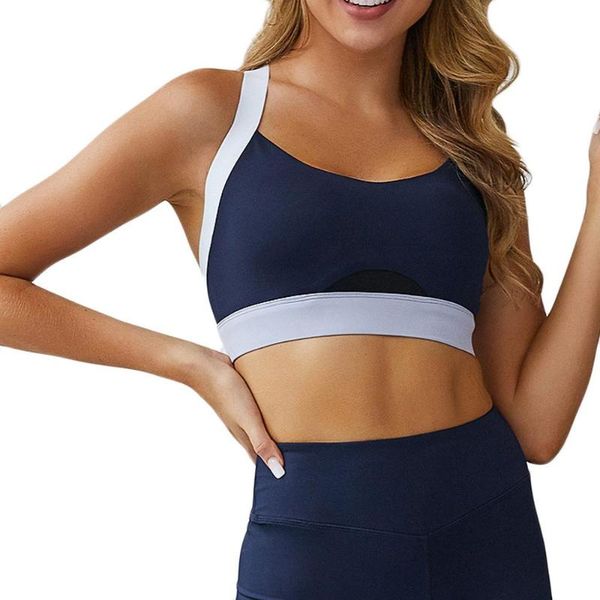 gym clothing camis sling vest yoga bras 2021 fashion ladies'offset stitching bra sports running underwear, White;black
gym clothing camis sling vest yoga bras 2021 fashion ladies'offset stitching bra sports running underwear, White;black