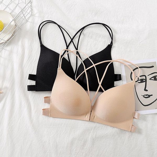 bras brassiere non-trace beauty come back a small chest plate thin bra underwear wipe bosom straps female women fashion, Red;black
bras brassiere non-trace beauty come back a small chest plate thin bra underwear wipe bosom straps female women fashion, Red;black