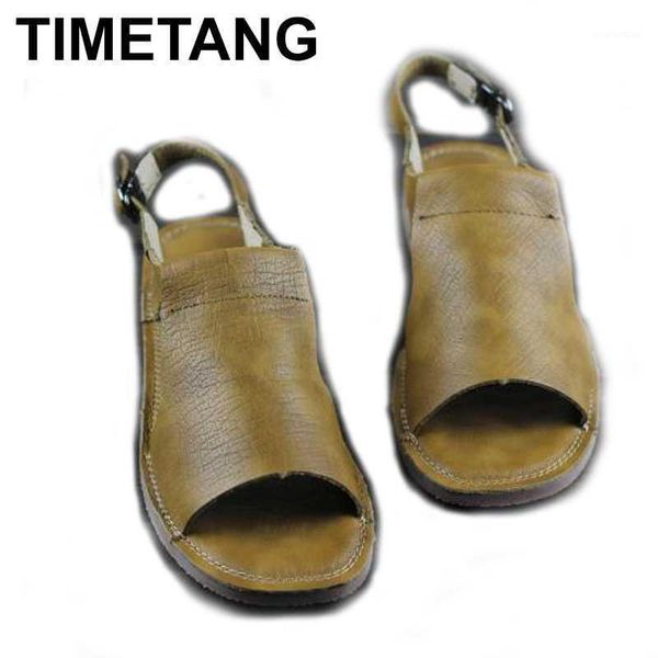 sandals timetang women's literary flat-soled shoes summer handmade leather casual comfortable soft-soled1, Black
sandals timetang women's literary flat-soled shoes summer handmade leather casual comfortable soft-soled1, Black