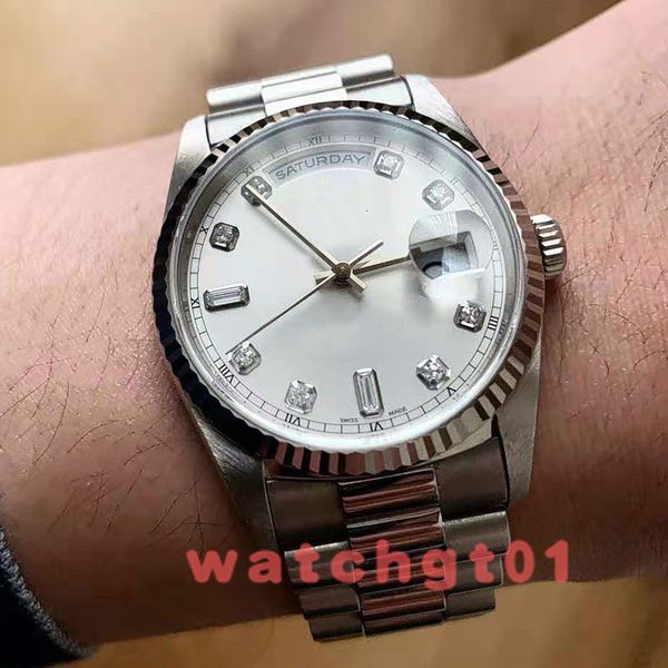 mens men watches daydate iced out 40mm blue dial automatic master\rwatch movement mechanical dimond original gasescape montre, Slivery;brown
mens men watches daydate iced out 40mm blue dial automatic master\rwatch movement mechanical dimond original gasescape montre, Slivery;brown