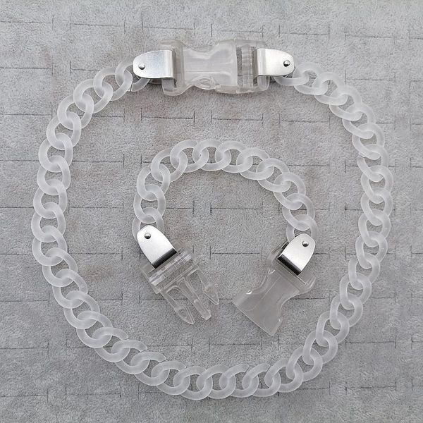 chains silver color punk acrylic chain buckle necklace rock transparent choker brcelet for women jewelry
chains silver color punk acrylic chain buckle necklace rock transparent choker brcelet for women jewelry