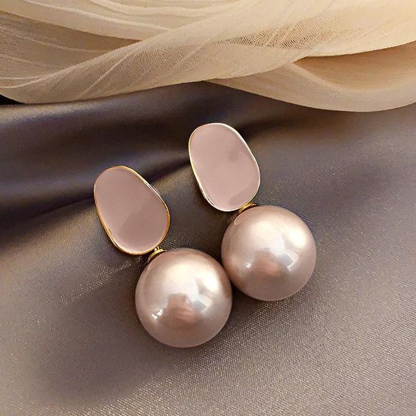 dangle & chandelier korea trendy earrings fashion pearl for women girls big geometric enamel jewelry 2e173, Silver
dangle & chandelier korea trendy earrings fashion pearl for women girls big geometric enamel jewelry 2e173, Silver