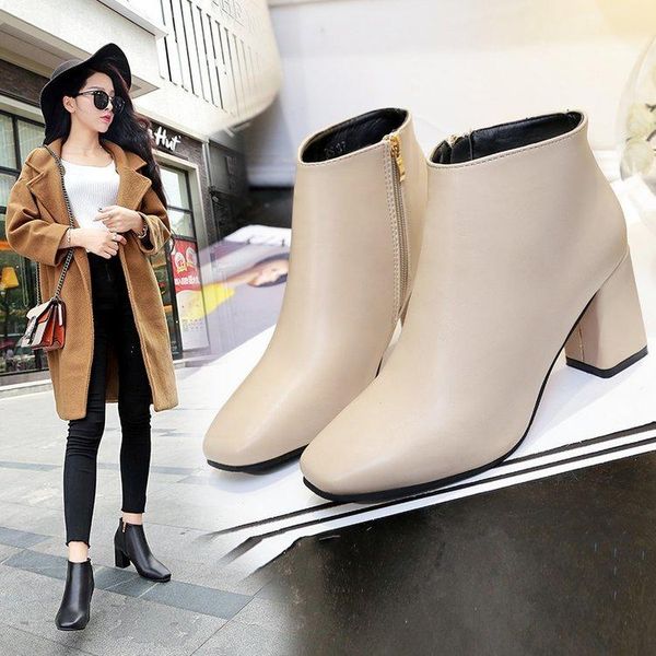 boots boots, women's short autumn and winter single british style tube thick heel students' high shoes,, Black
boots boots, women's short autumn and winter single british style tube thick heel students' high shoes,, Black
