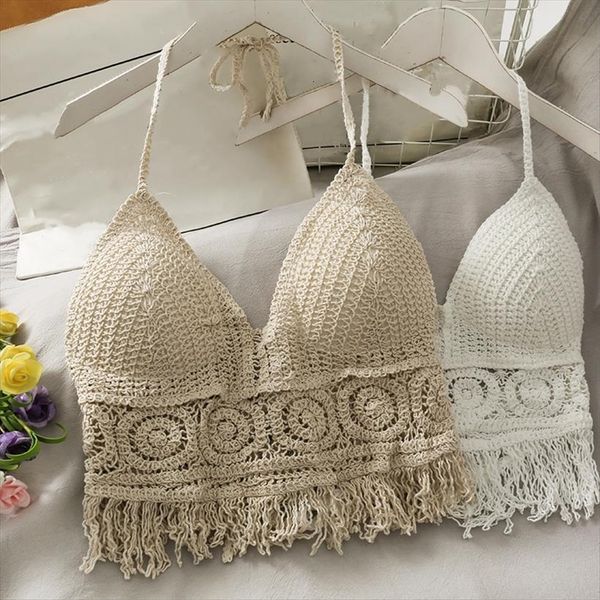 summer casual camisole hollow out womens tanks halter short style vintage v neck camis bralette slim crop crochet, White
summer casual camisole hollow out womens tanks halter short style vintage v neck camis bralette slim crop crochet, White