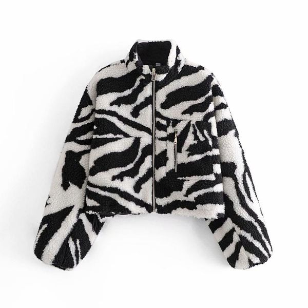 women's fur & faux 2021 winter women coat vintage jacket zipper jacketes zebra print coats lamb wool, Black
women's fur & faux 2021 winter women coat vintage jacket zipper jacketes zebra print coats lamb wool, Black