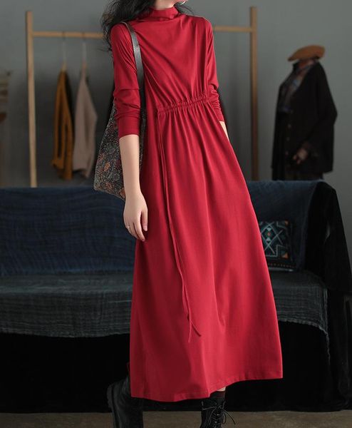 autumn spring dresses women casual solid color drawstring loose female wild knit clothing, Black;gray
autumn spring dresses women casual solid color drawstring loose female wild knit clothing, Black;gray