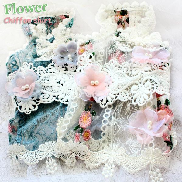 dog apparel handmade high-end clothes beautiful fairy flowers embroidered lace cat pet summer chiffon tee shirt dress
dog apparel handmade high-end clothes beautiful fairy flowers embroidered lace cat pet summer chiffon tee shirt dress