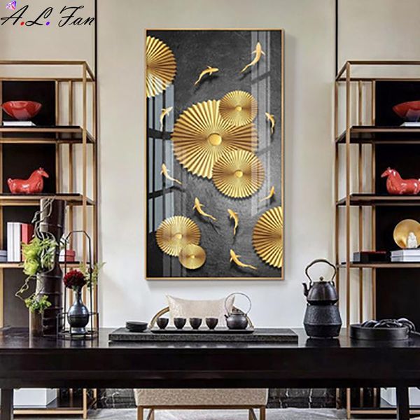 paintings abstract golden fish canvas painting red blue leaf frames posters luxury frame wall art for living room tableau beauty salon
paintings abstract golden fish canvas painting red blue leaf frames posters luxury frame wall art for living room tableau beauty salon