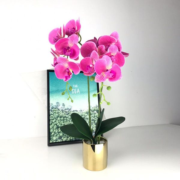 decorative flowers & wreaths real touch flower vase set home decoration artificial butterfly orchid party wedding diy fake potted plant
decorative flowers & wreaths real touch flower vase set home decoration artificial butterfly orchid party wedding diy fake potted plant