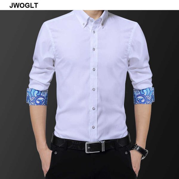 autumn men cotton casual shirt regular fit button long sleeve shirts korean harajuku male blouse 210528, White;black
autumn men cotton casual shirt regular fit button long sleeve shirts korean harajuku male blouse 210528, White;black