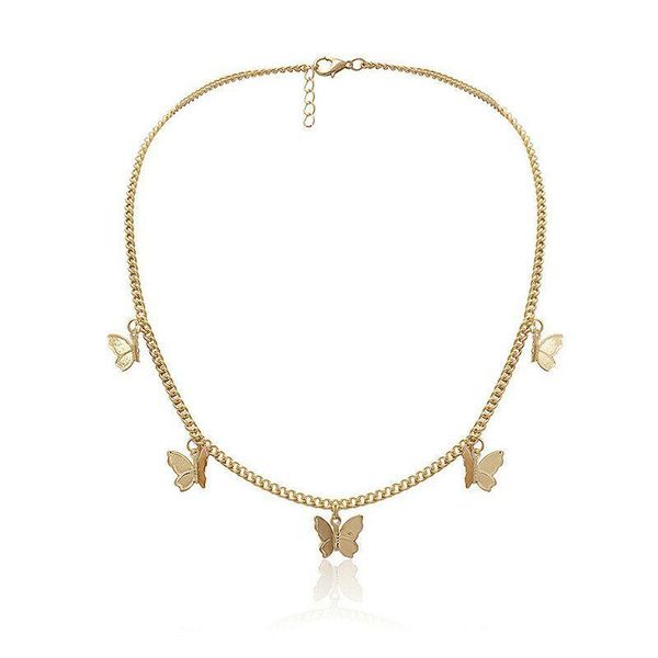 chains 2021 fashion female chic chocker jewelry bohemian cute butterfly choker necklace for women gold silver color clavicle chain
chains 2021 fashion female chic chocker jewelry bohemian cute butterfly choker necklace for women gold silver color clavicle chain