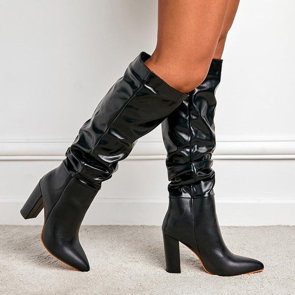 boots women high heel over knee warm plush woman 's winter long pointed toe white riding, Black
boots women high heel over knee warm plush woman 's winter long pointed toe white riding, Black
