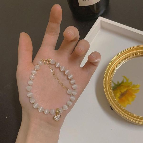 beaded, strands 2021 love opal bracelet female ins niche design light luxury high sense hand beaded simple fashion party, Black
beaded, strands 2021 love opal bracelet female ins niche design light luxury high sense hand beaded simple fashion party, Black