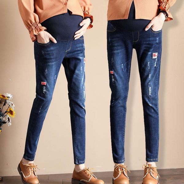 maternity bottoms yourseason fashion pregnancy autumn spring plus size denim belly elastic waist jeans deep blue pregnant trousers l-5xl, White
maternity bottoms yourseason fashion pregnancy autumn spring plus size denim belly elastic waist jeans deep blue pregnant trousers l-5xl, White