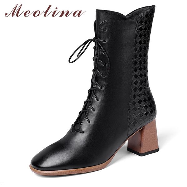 winter ankle boots women natural genuine leather chunky high heel short zipper round toe shoes ladies big size 42 210517, Black
winter ankle boots women natural genuine leather chunky high heel short zipper round toe shoes ladies big size 42 210517, Black