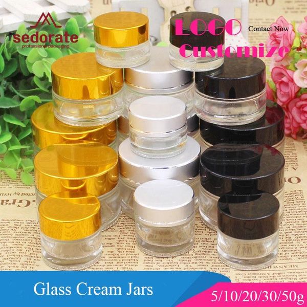 sedorate 15 pcs/lot glass cream jars alumite lid black silver golden cap round containers 5g 10g 20g 30g 50g zm028 storage bottles &
sedorate 15 pcs/lot glass cream jars alumite lid black silver golden cap round containers 5g 10g 20g 30g 50g zm028 storage bottles &