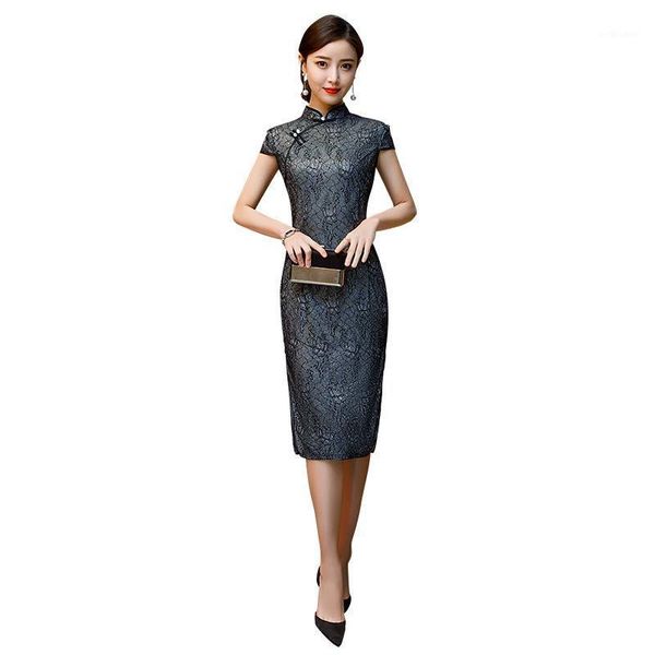 novelty knee length cheongsam chinese style mandarin collar dress womens summer lace qipao slim party dresses vestido s-xxl ethnic clothing, Red
novelty knee length cheongsam chinese style mandarin collar dress womens summer lace qipao slim party dresses vestido s-xxl ethnic clothing, Red