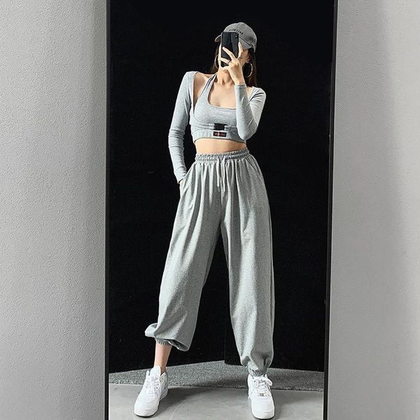 women's pants & capris women drawstring sweatpants casual high waist loose joggers trousers fashion street sports bottoms solid color, Black;white
women's pants & capris women drawstring sweatpants casual high waist loose joggers trousers fashion street sports bottoms solid color, Black;white