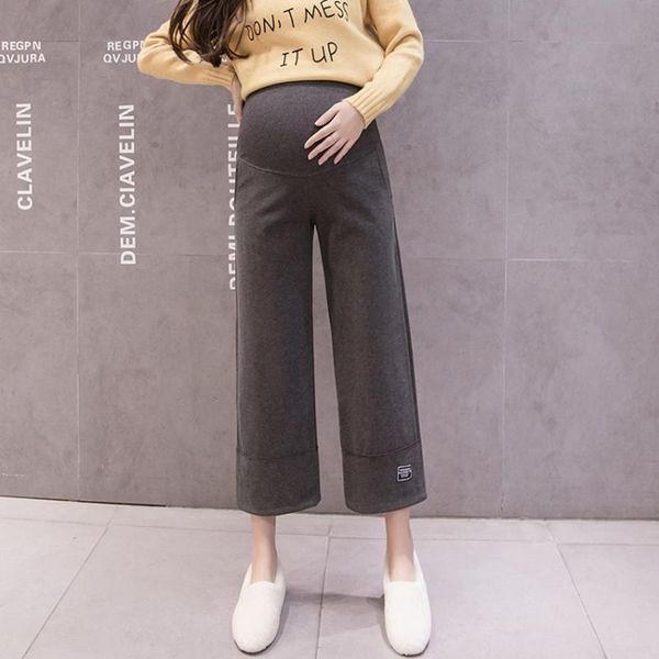 maternity bottoms pregnant women's wide-leg pants spring and autumn models belly lift women casual loose cropped, White
maternity bottoms pregnant women's wide-leg pants spring and autumn models belly lift women casual loose cropped, White