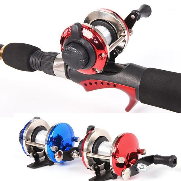 meteor fishing reel spinning drag handle and spool 3.5:1 speed multicolor carp with 50m/164.04ft line wire baitcasting reels
meteor fishing reel spinning drag handle and spool 3.5:1 speed multicolor carp with 50m/164.04ft line wire baitcasting reels
