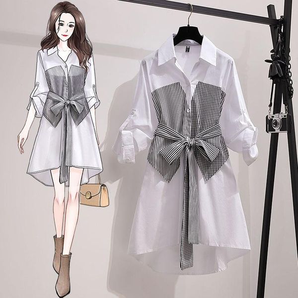 casual dresses 2021 4xl plus size women's clothing chic dress female elegant estidos de fiesta autumn style shirt, Black;gray
casual dresses 2021 4xl plus size women's clothing chic dress female elegant estidos de fiesta autumn style shirt, Black;gray