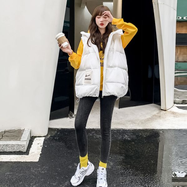 vests white duck down women's fashion vt in autumn and winter 2021, Black;white
vests white duck down women's fashion vt in autumn and winter 2021, Black;white