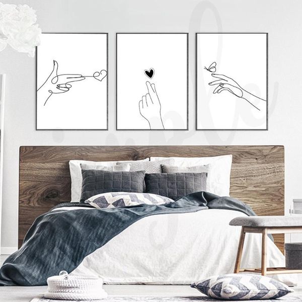 paintings line hand with heart wall art canvas painting abstract butterfly nordic posters and prints pictures for living room decor
paintings line hand with heart wall art canvas painting abstract butterfly nordic posters and prints pictures for living room decor