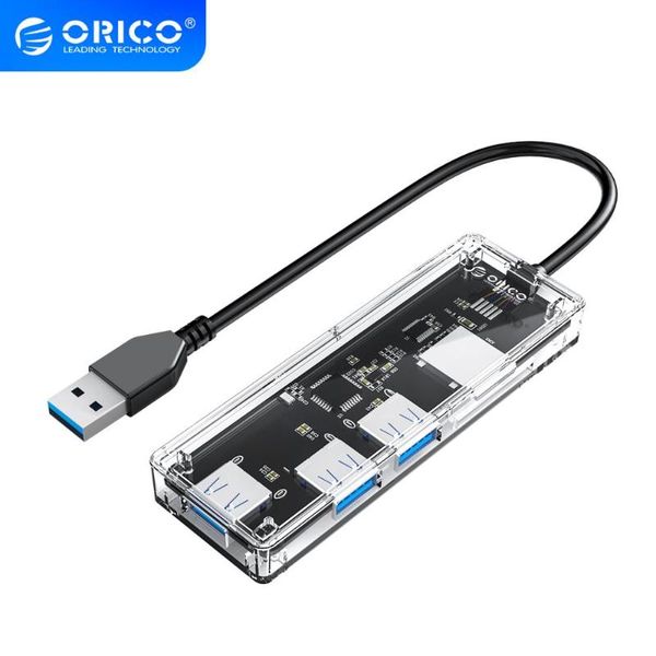hubs orico all in one transparent usb 3.0 hub multi splitter high speed 4 ports tf sd card reader otg adapter for pc computer
hubs orico all in one transparent usb 3.0 hub multi splitter high speed 4 ports tf sd card reader otg adapter for pc computer