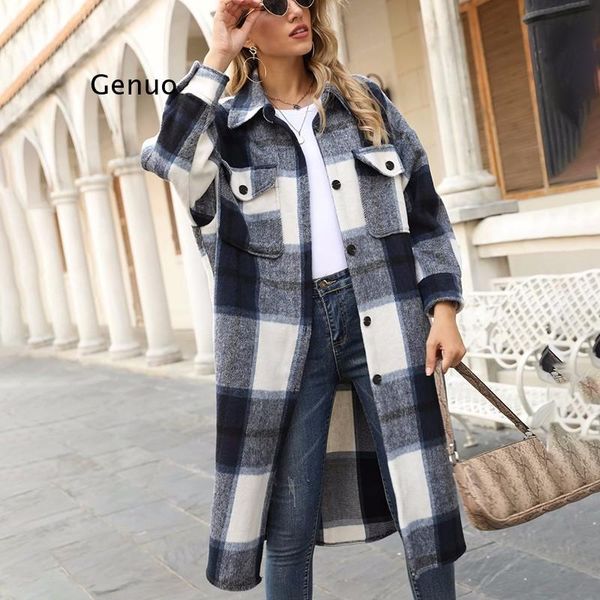 women's jackets green plaid long coat women jacket female casual shirt vintage pattern woolen girl outwear, Black;brown
women's jackets green plaid long coat women jacket female casual shirt vintage pattern woolen girl outwear, Black;brown