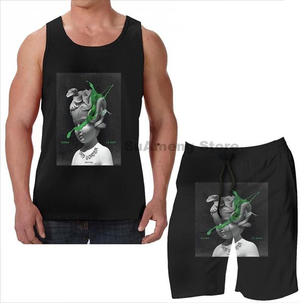men's tracksuits summer funny print men tank women lil baby and gunna drip harder beach shorts sets fitness vest, Gray
men's tracksuits summer funny print men tank women lil baby and gunna drip harder beach shorts sets fitness vest, Gray