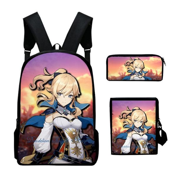 backpack 2021 3pcs/set genshin impact mochilas primary and middle school students cartoon oxford waterproof schoolbag lapbag
backpack 2021 3pcs/set genshin impact mochilas primary and middle school students cartoon oxford waterproof schoolbag lapbag