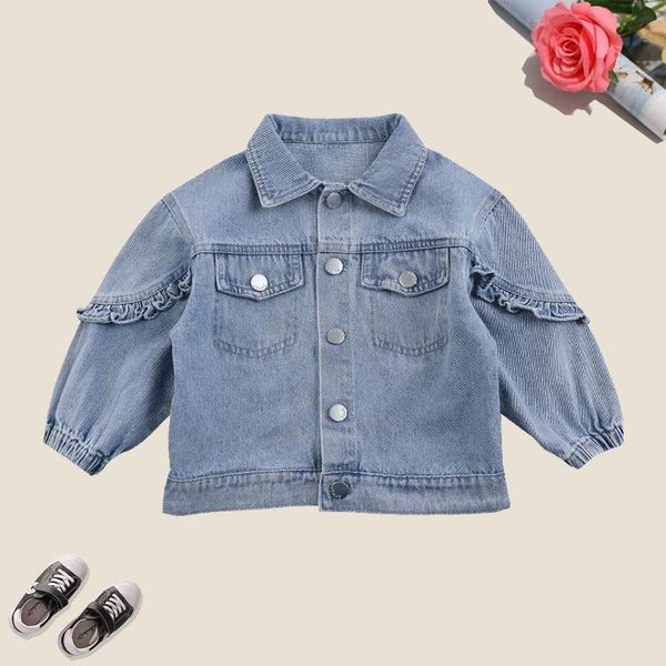 jackets spring girls denim coats kids for autumn long sleeve children clothes teens teenagers coat 3-14 years, Blue;gray
jackets spring girls denim coats kids for autumn long sleeve children clothes teens teenagers coat 3-14 years, Blue;gray