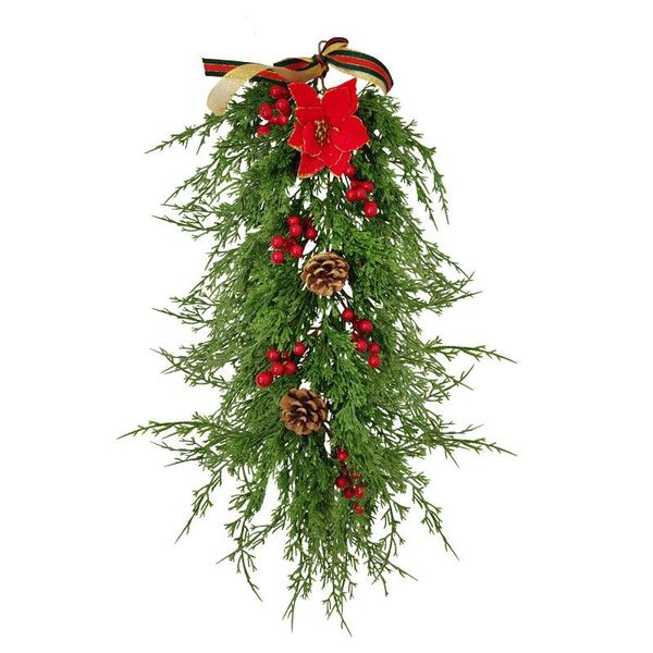 decorative flowers & wreaths artificial plants christmas pendant with pine needles simulation rattan wall 65cm fake boxwood party decoration
decorative flowers & wreaths artificial plants christmas pendant with pine needles simulation rattan wall 65cm fake boxwood party decoration