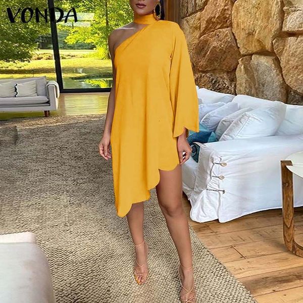 casual dresses dresses asymmetric vonda women elegant party dress solid stylish mini plus size beach sundress femme eq6i, Black;gray
casual dresses dresses asymmetric vonda women elegant party dress solid stylish mini plus size beach sundress femme eq6i, Black;gray
