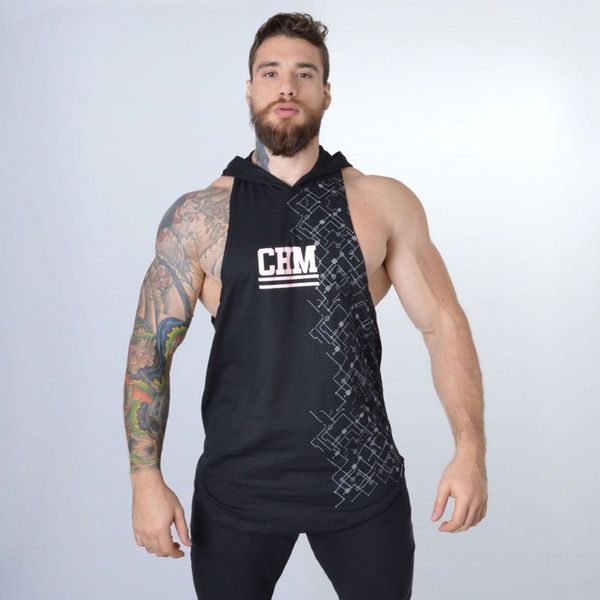 fashion vest muscle fitness brother hooded print summer men's casual sports sleeveless, Black;white
fashion vest muscle fitness brother hooded print summer men's casual sports sleeveless, Black;white