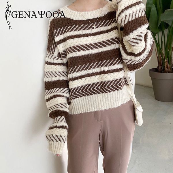 genayooa winter sweater o neck casual cashmere jumper women knitted ladies jumpers korean style pullovers female 210417, White;black
genayooa winter sweater o neck casual cashmere jumper women knitted ladies jumpers korean style pullovers female 210417, White;black