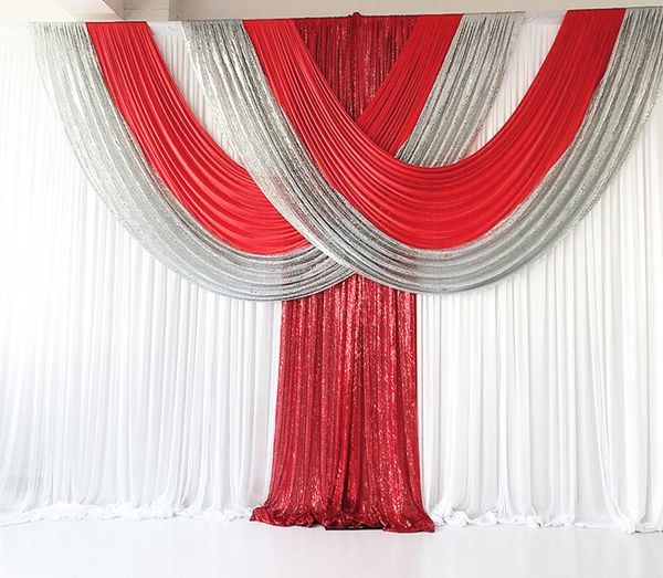 party decoration 10*20ft express 3x6 meter ice silk wedding stage backdrops romantic curtain with swags sequins
party decoration 10*20ft express 3x6 meter ice silk wedding stage backdrops romantic curtain with swags sequins