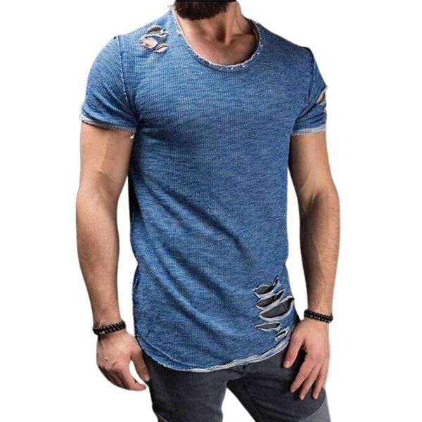 men's t-shirts solid t shirt men fashion retro hole o neck short sleeve harajuku clothing streetwear beach casual, White;black
men's t-shirts solid t shirt men fashion retro hole o neck short sleeve harajuku clothing streetwear beach casual, White;black
