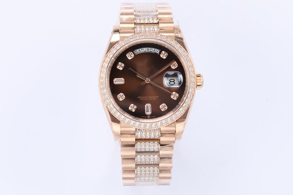 ew women's watch 36mm diameter with 3255 automatic chain movement, quick adjustment instantaneous calendar of the week showingstructure, Slivery;brown
ew women's watch 36mm diameter with 3255 automatic chain movement, quick adjustment instantaneous calendar of the week showingstructure, Slivery;brown